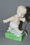 A ROYAL DOULTON LIMITED EDITION FIGURE 'THE FAIRY BABY', MCL 18, No.588/950, height 13.5cm, no box