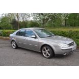 A 2003 FORD MONDEO ZETEC AUTO 5 DOOR HATCHBACK CAR in Silver, 1999cc petrol engine, automatic
