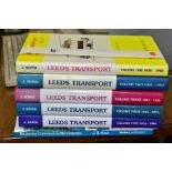 A COMPLETE SET OF THE FIVE VOLUMES OF LEEDS TRANSPORT BY J.SOPER, as published by the Leeds