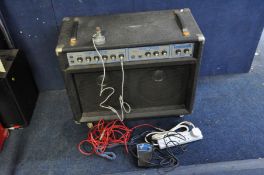 A VINTAGE LONDONER L100A AMPLIFIER with two HH 12in drivers, reverb, guitar and keyboard channels, a