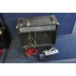 A VINTAGE LONDONER L100A AMPLIFIER with two HH 12in drivers, reverb, guitar and keyboard channels, a