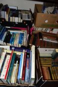 EIGHT BOXES OF BOOKS, etc, subjects include Biographies/Autobiograhies - William Hague, Peggy Lee,