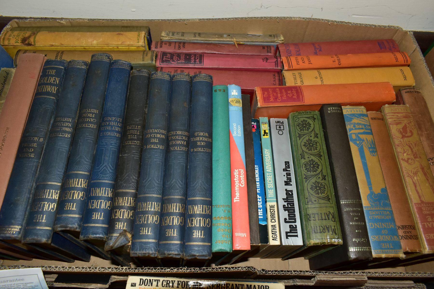 BOOKS, seven boxes of books containing over two hundred titles including twenty four Cookery Year - Image 9 of 10