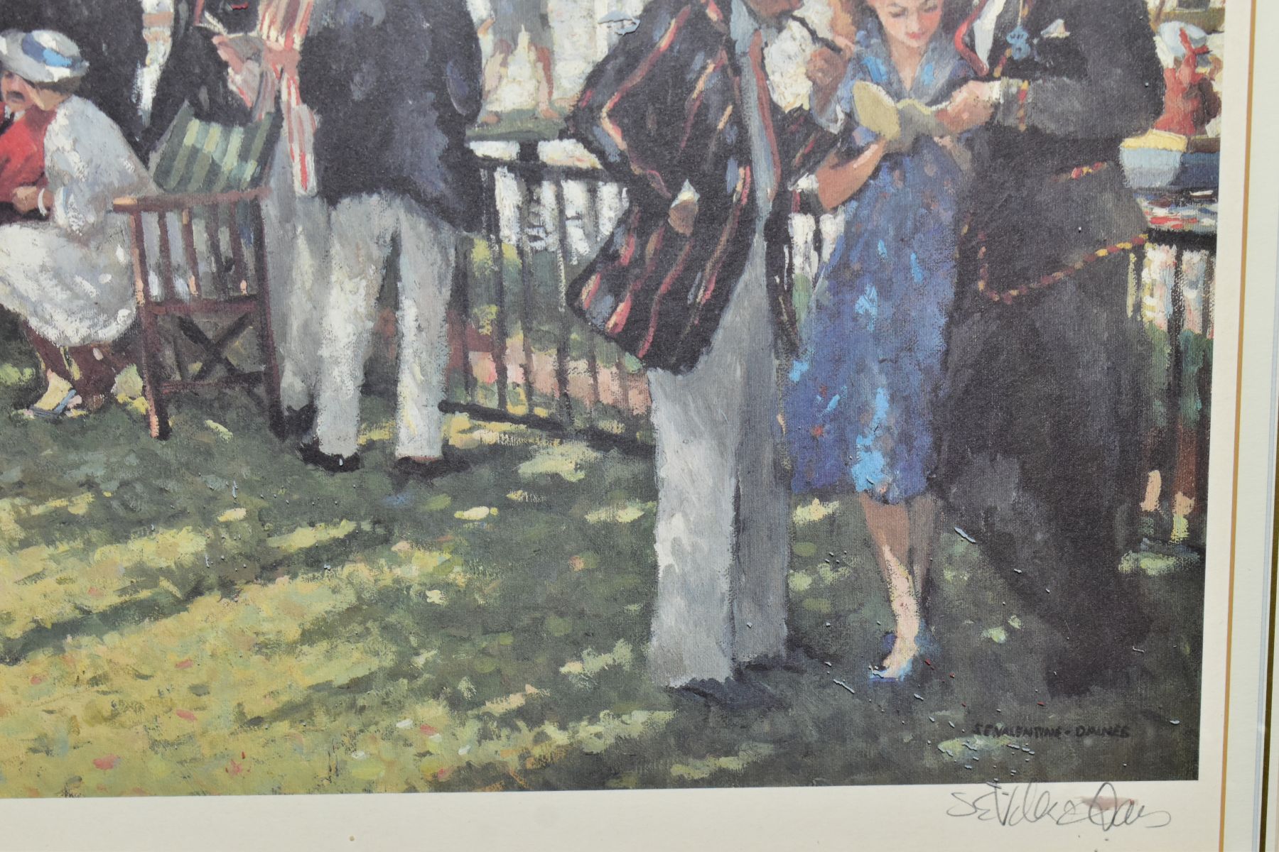 SHERREE VALENTINE DAINES (BRITISH 1959), a limited edition Henley Regatta print 213/850, signed to - Image 3 of 4