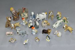 A SMALL GROUP OF WADE WHIMSIES etc, to include Nursery Favourite 'Wee Willie Winkie', Walt Disney