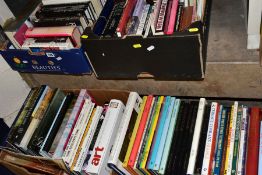 BOOK: THE ARTS, approximately one hundred titles, mostly hardback, in four boxes to include,