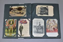 POSTCARDS, WAR, a collection of one hundred and eight postcards concerning WWI and the Boer