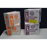 FOUR SEALED BOXES OF AROMA POWER CLEANING FLUIDS