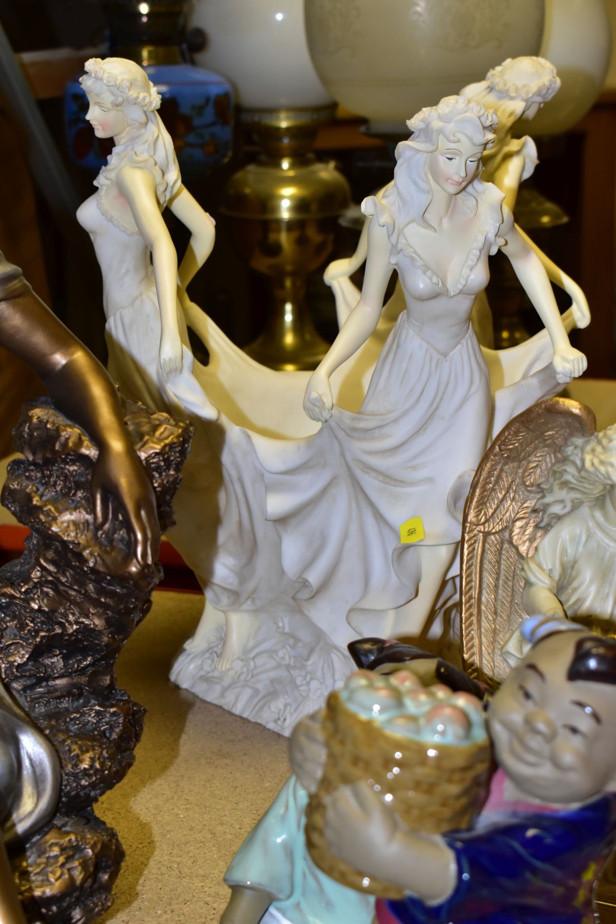 DECORATIVE SCULPTURES, ETC, to include an Alice Heath for Austin Sculpture of a female figure, - Image 5 of 12