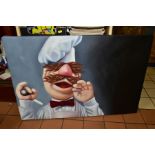 'SWEDISH CHEF' PORTRAIT OF THE MUPPETS CHARACTER, created by Jim Henson and Frank Oz, unsigned oil