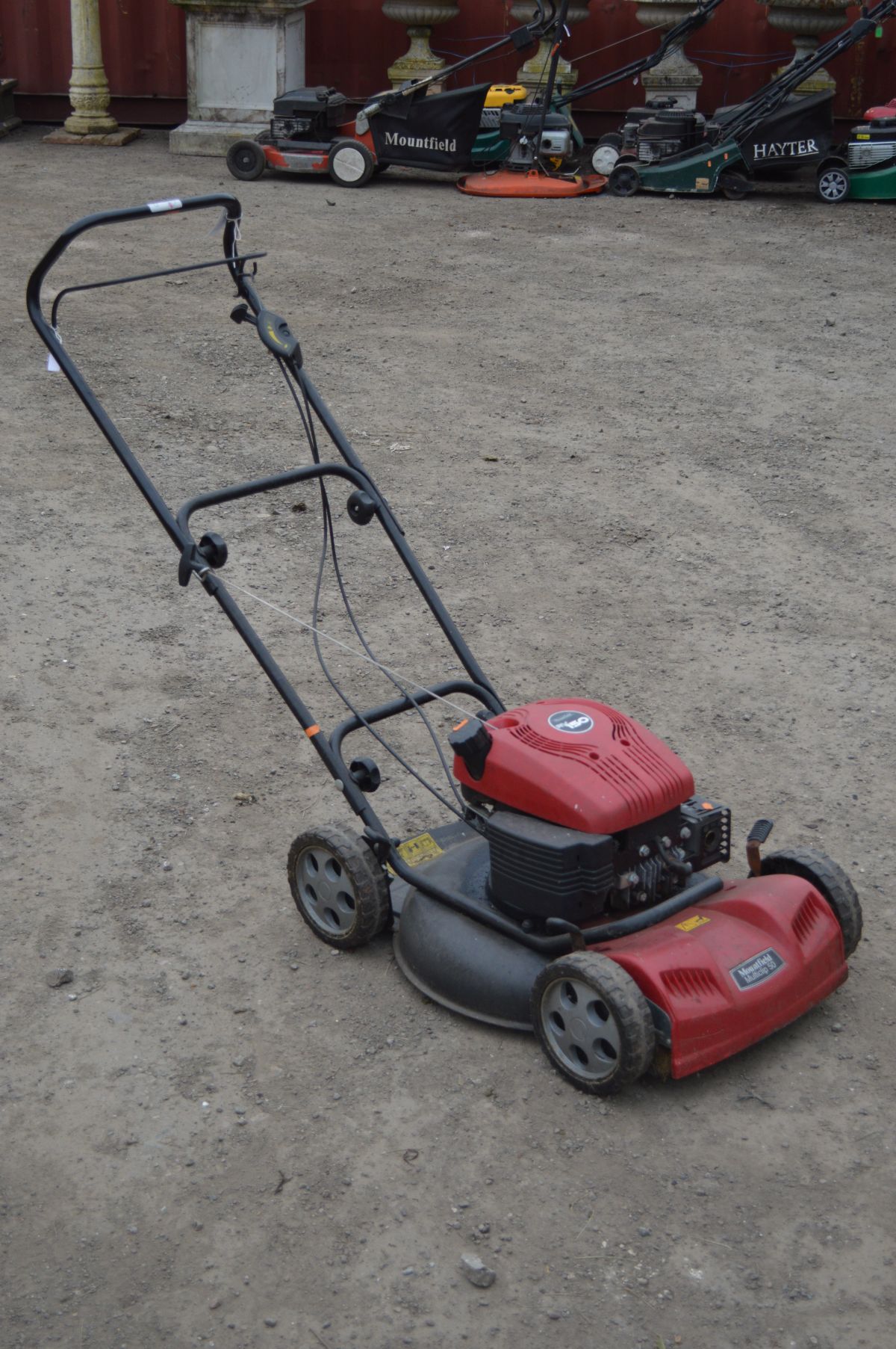 A MOUNTFIELD MULTICLIP 50 SELF PROPELLED MULCHING LAWNMOWER