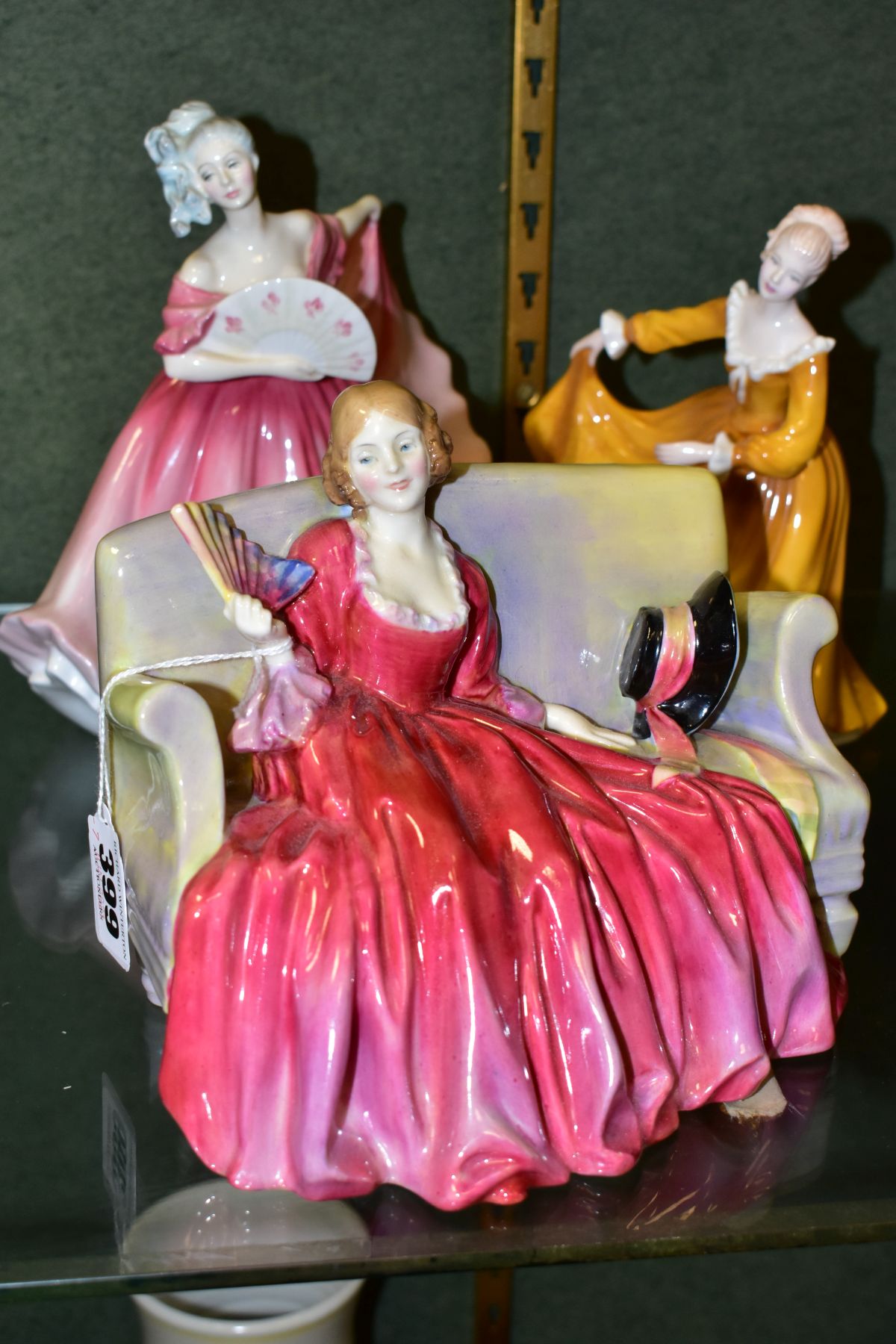 THREE ROYAL DOULTON FIGURES, comprising 'Sweet and Twenty' HN1298, 'Elaine' HN3307 and Pretty Ladies - Bild 2 aus 8