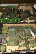 A COLLECTION OF UNBOXED AND ASSORTED DINKY TOYS MILITARY VEHICLES, to include light tank, No.
