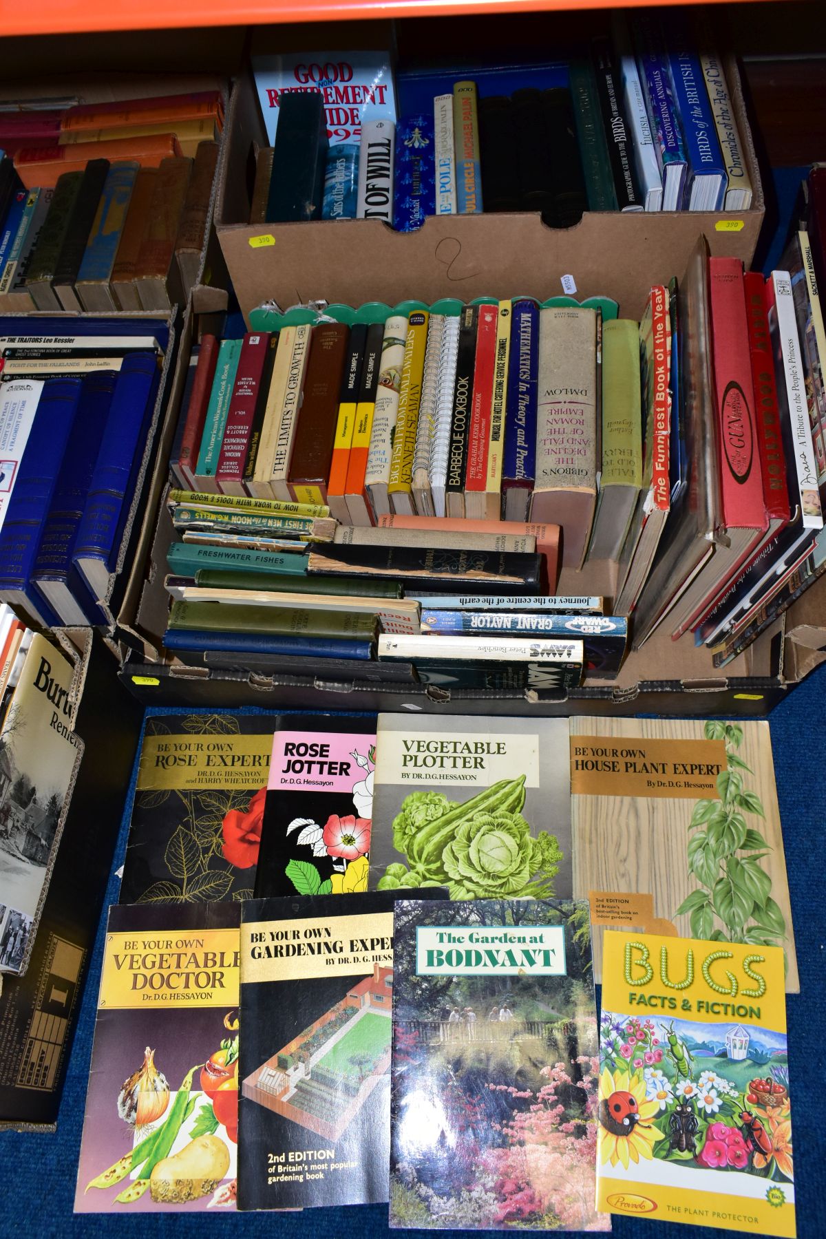 BOOKS, seven boxes of books containing over two hundred titles including twenty four Cookery Year - Image 6 of 10