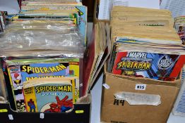 TWO BOXES OF SPIDER-MAN COMICS etc to include Spider-Man and the Zoids number 1-51, Ultimate