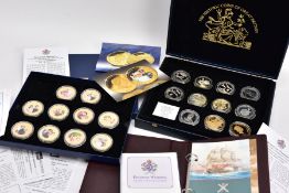 HISTORIC COINS OF GREAT BRITIAIN, a quantity of the Flight of Concorde silver proof coins, two 25