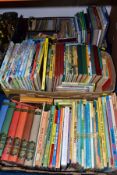 BOOKS, three boxes containing over 125 titles including the modern Children's Library of