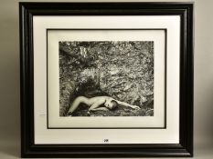 JOHN SWANNELL (BRITISH 1946) 'NUDE ASLEEP' a limited edition photographic print 5/295 depicting a