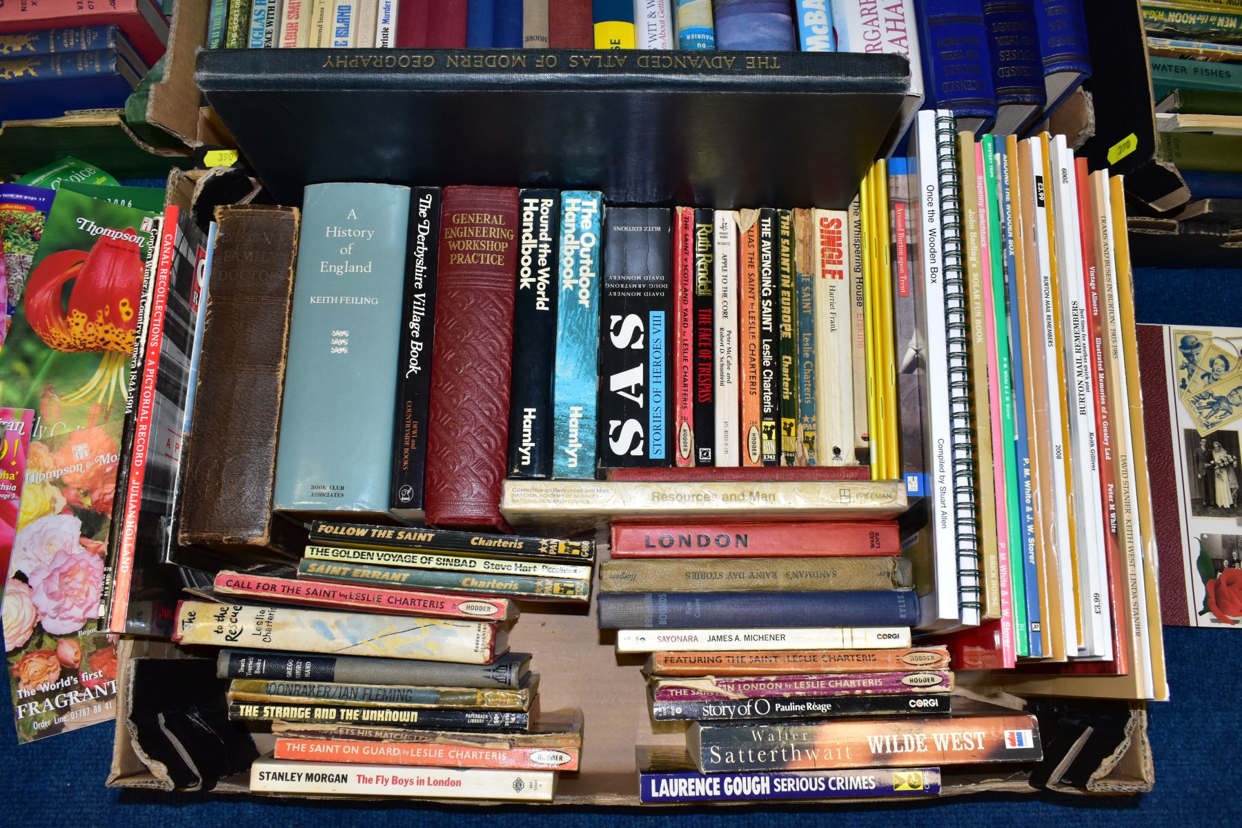 BOOKS, seven boxes of books containing over two hundred titles including twenty four Cookery Year - Image 2 of 10