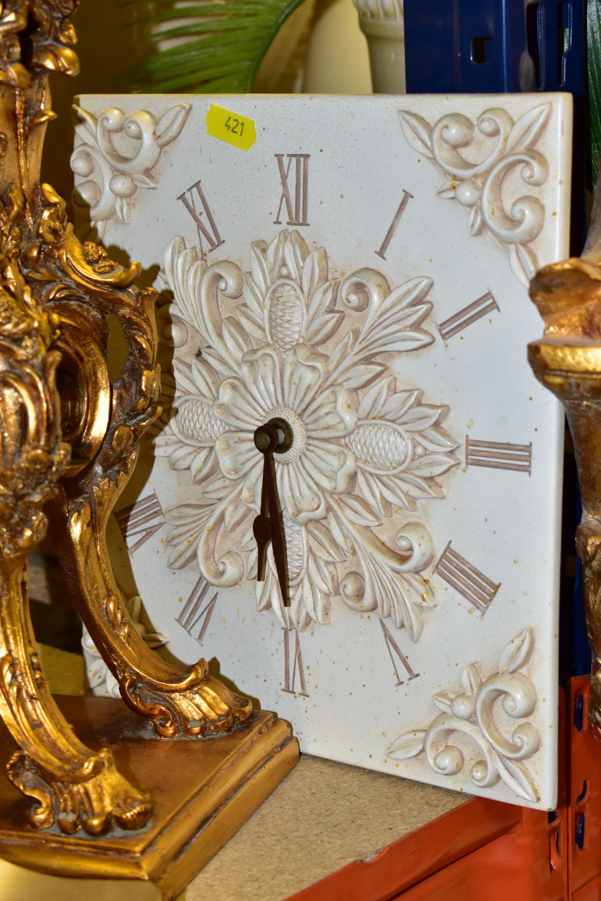 ELEVEN VARIOUS CLOCKS, all with quartz movements, including two wall clocks, a Churchill mantel - Image 7 of 11