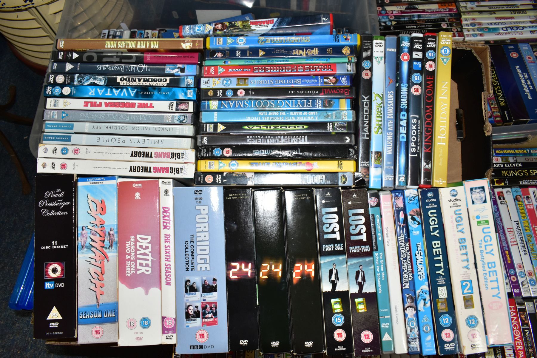 NINE BOXES OF DVD'S, ETC, to include films - Hellboy, Safe House, Hitch, Kings Speech, Black Hawk - Image 7 of 11