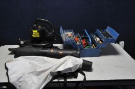 A McCULLOCH BVM240 PETROL GARDEN VAC/BLOWER (engine pulls freely but hasn't been started) and a
