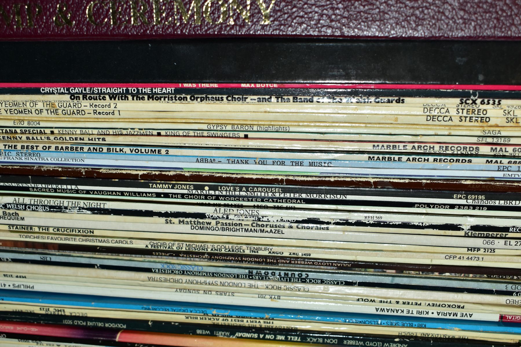 A BOX OF RECORDS, to include classical, shows etc - Image 2 of 4