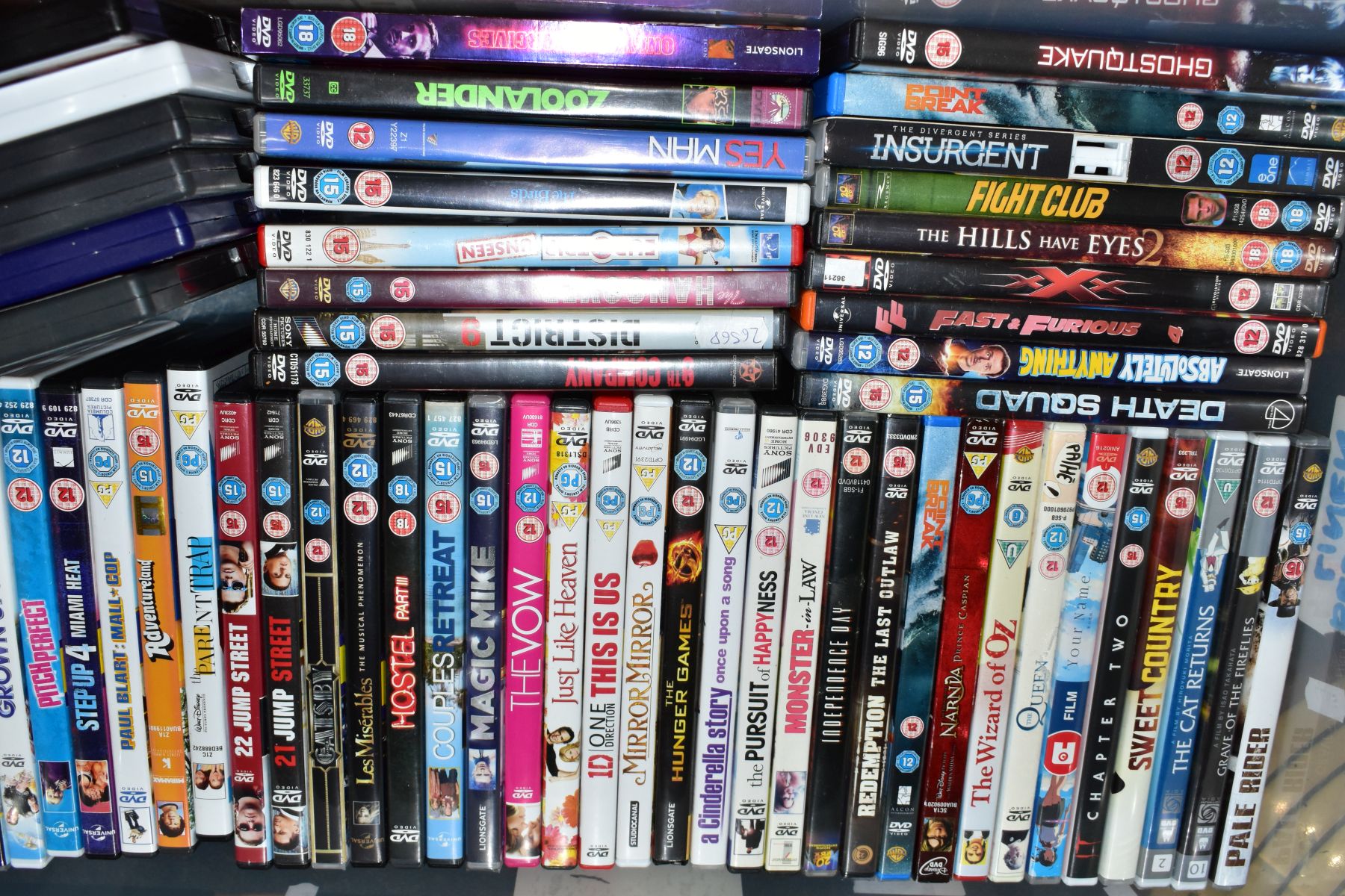 NINE BOXES OF DVD'S, ETC, to include films - Hellboy, Safe House, Hitch, Kings Speech, Black Hawk - Image 5 of 11