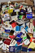 A LARGE QUANTITY OF MATCH BOXES/BOOKS, from around the World, mostly complete