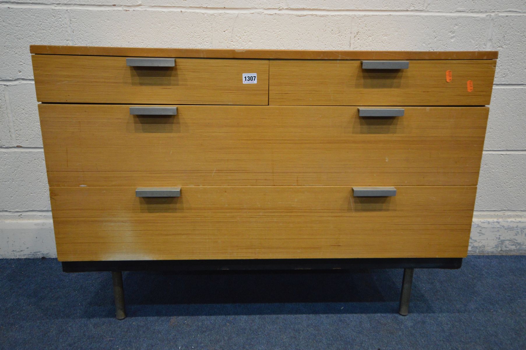 A JOHN & SYLVIA REID FOR STAG, model FineLine, dressing/chest of two short over two long drawers - Image 2 of 5