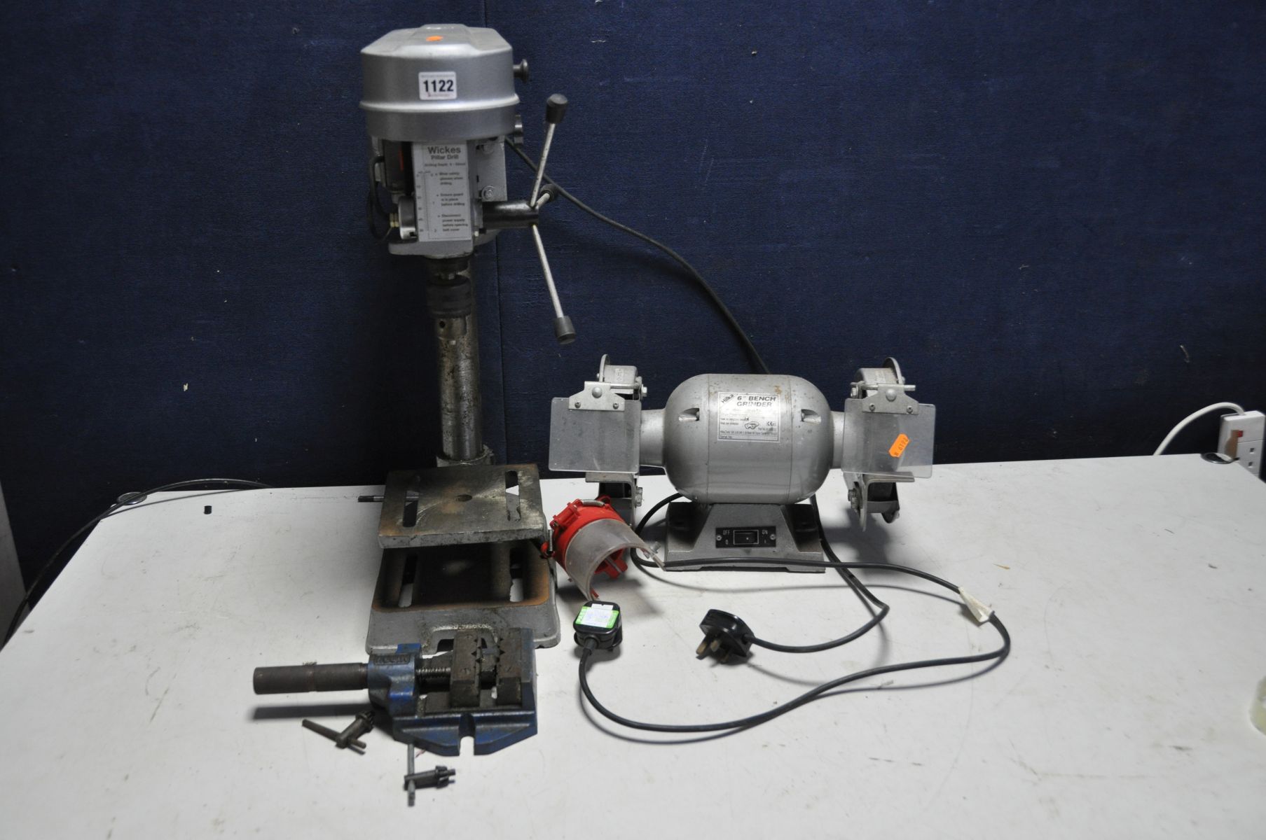 A WICKES PILLAR DRILL, height 59cm 