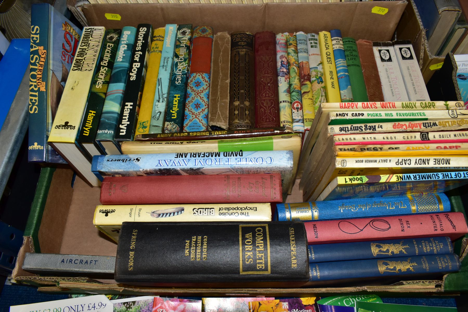 BOOKS, seven boxes of books containing over two hundred titles including twenty four Cookery Year - Image 4 of 10