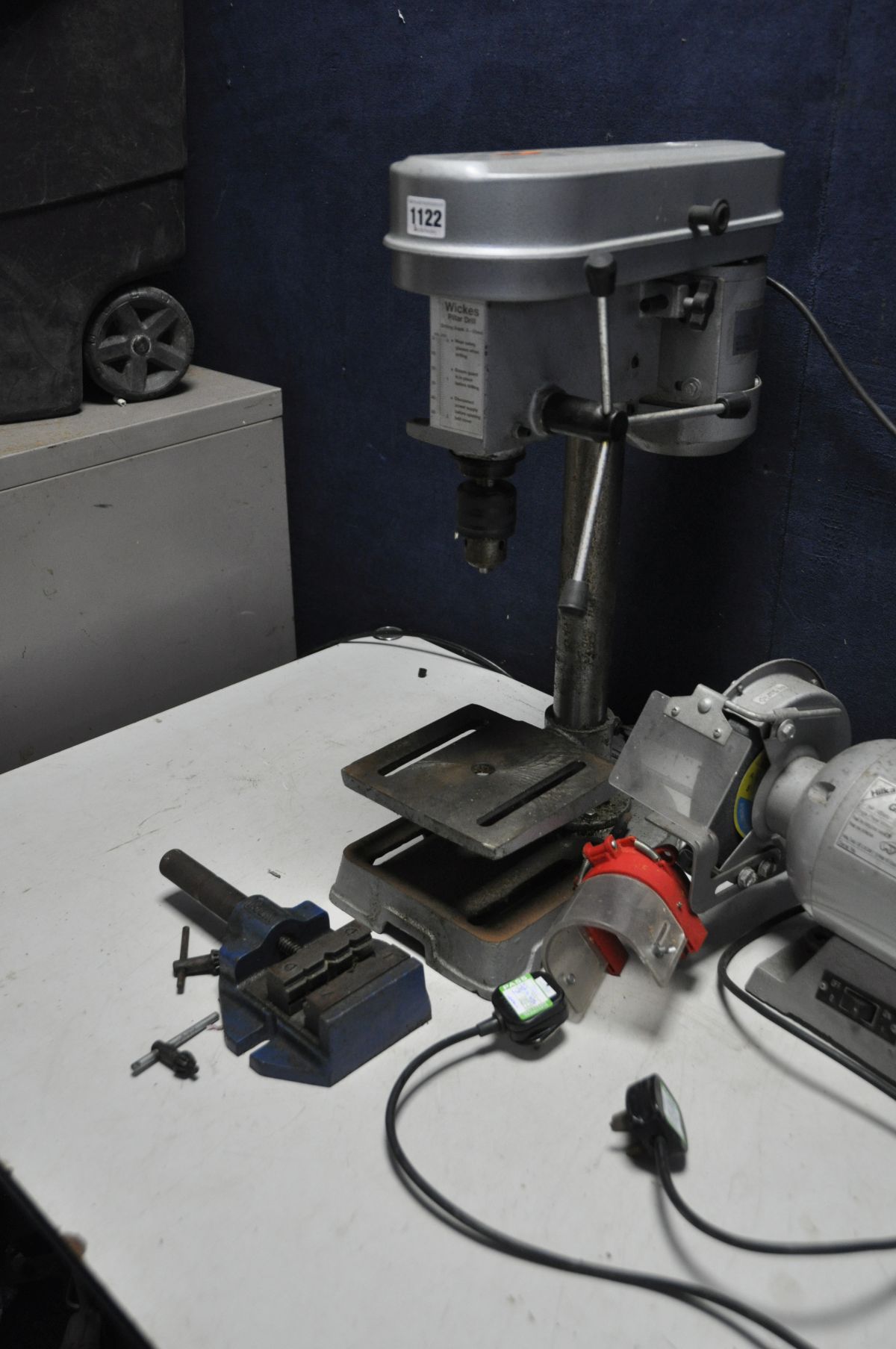 A WICKES PILLAR DRILL, height 59cm 
