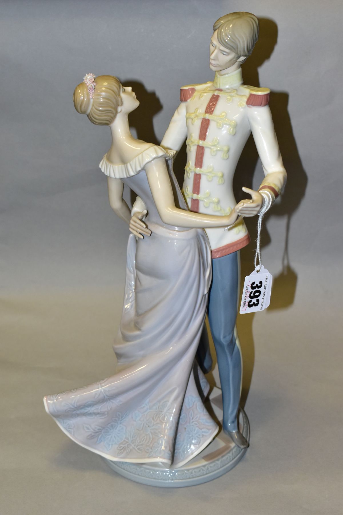 A LLADRO FIGURE GROUP, At The Ball' No5398 (dance in Palace), sculptor Francisco Catala, issued