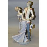 A LLADRO FIGURE GROUP, At The Ball' No5398 (dance in Palace), sculptor Francisco Catala, issued