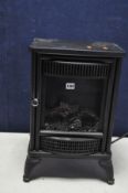 A BLYSS LDBL05A LOG BURNER EFFECT ELECTRIC HEATER and a Logik 16ins LCD TV (no remote, marks to