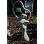 A PLASTER TRUE LOVE STATUE, height 80cm