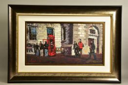 ROLF HARRIS (AUSTRALIAN 1930) 'CRISP COLD LONDON MORNING' a limited edition print of a London street