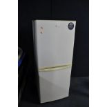 A CANDY FRIDGE FREEZER, width 55cm x height 137cm (PAT pass and working at 5 and -18 degrees)