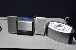 A PANASONIC SA-EN17 HI FI with two speakers (PAT pass and working) and a Crown CDR 240 radio (