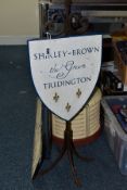 AN ALUMINIUM STREET NAME SIGN 'WINDWARD WAY', possibly from Castle Bromwich in Birmingham, raised