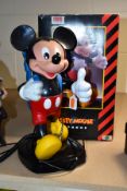 A BOXED TELE CONCEPT MICKEY MOUSE TELEPHONE, modelled as a walking figure with the handset