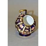 A ROYAL CROWN DERBY IMARI HOD SHAPED VASE, pattern nos 6299/2451, bears date cypher for 1927,