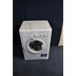 AN INDESIT IWC 6105 WASHING MACHINE, depth 54cm (PAT pass and powers up)