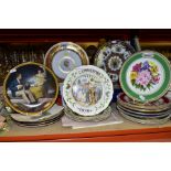 TWENTY FIVE COLLECTORS PLATES, to include four Norman Rockwell designs, ten Chelsea Flower Show