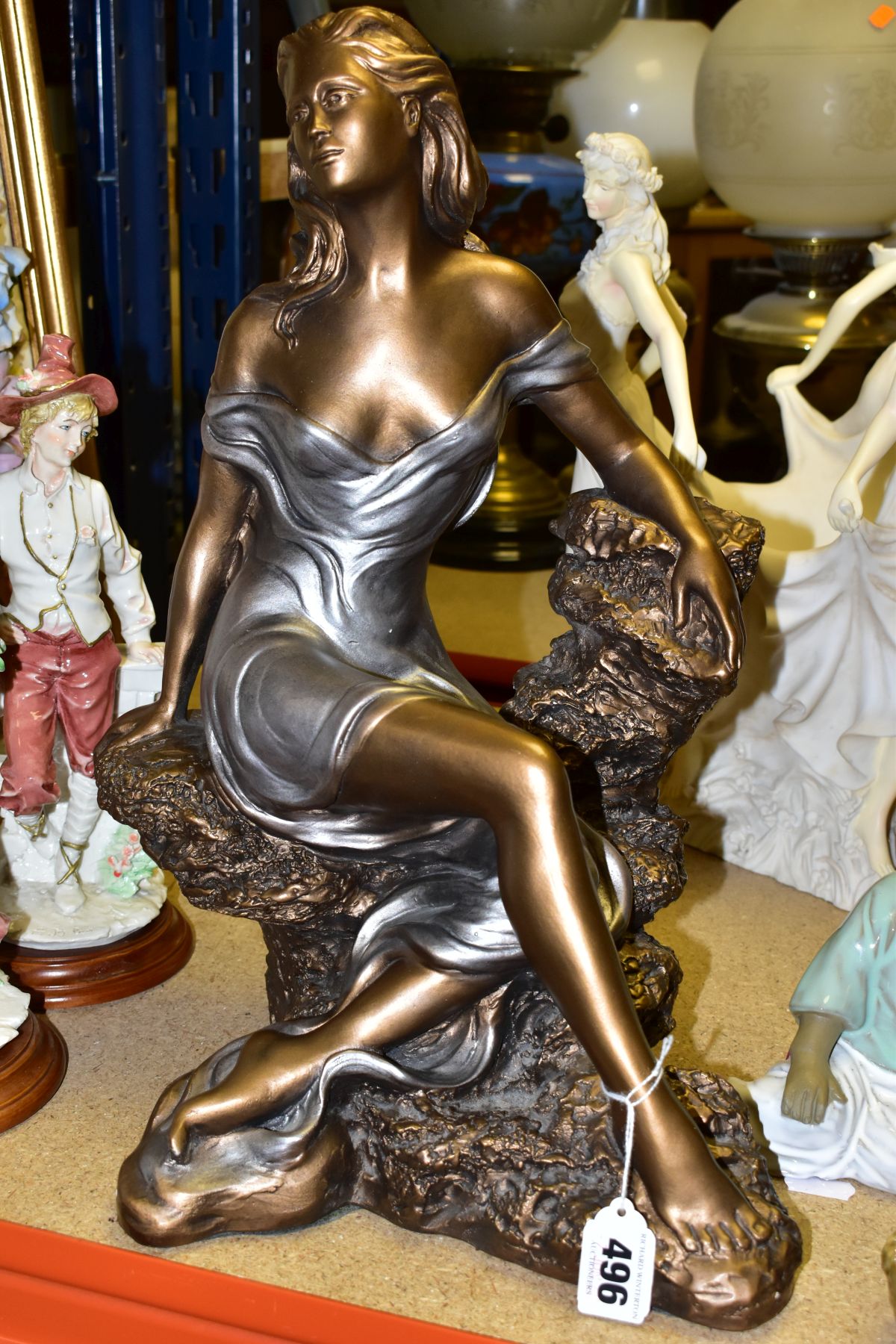 DECORATIVE SCULPTURES, ETC, to include an Alice Heath for Austin Sculpture of a female figure, - Image 3 of 12