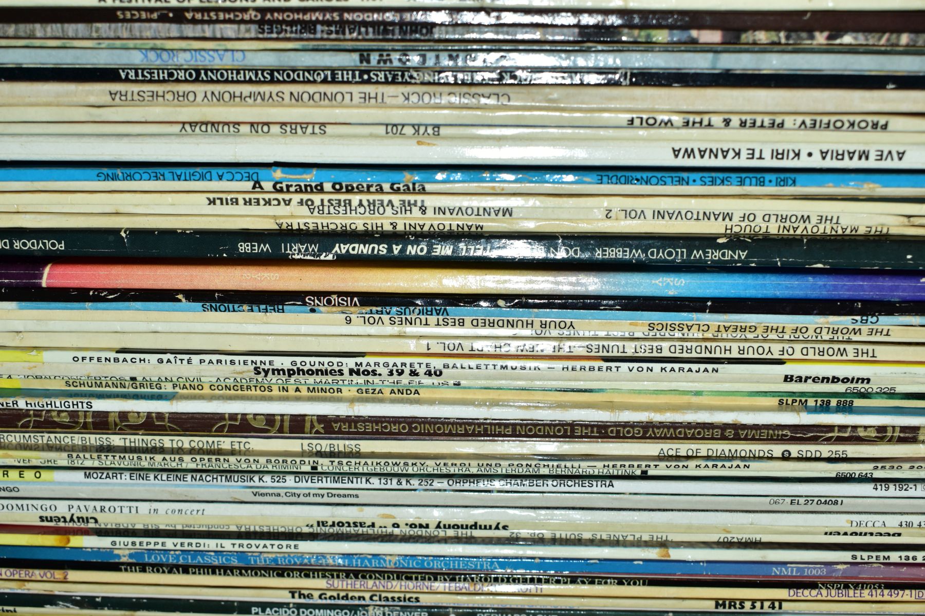 A BOX OF RECORDS, to include classical, shows etc - Image 3 of 4