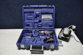 AN AEG BS12 XR 12V CORDLESS DRILL with charger, two batteries and case (PAT pass and working)