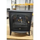 A DIMPLEX CLB20R LOG BURNER STYLE HEATER with remote, width 51cm x height 60cm (PAT pass and