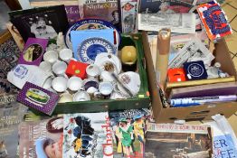ROYAL EPHEMERA, two boxes of assorted Royal related ephemera and collectables to include cups and